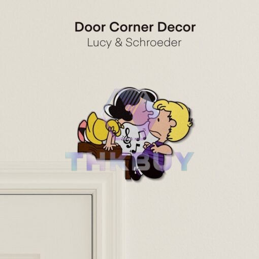 Lucy And Schroeder Funny Love Door Corner Decor