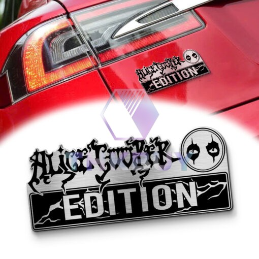 Alice Cooper Edition Laser Engraved Car Name Emblem