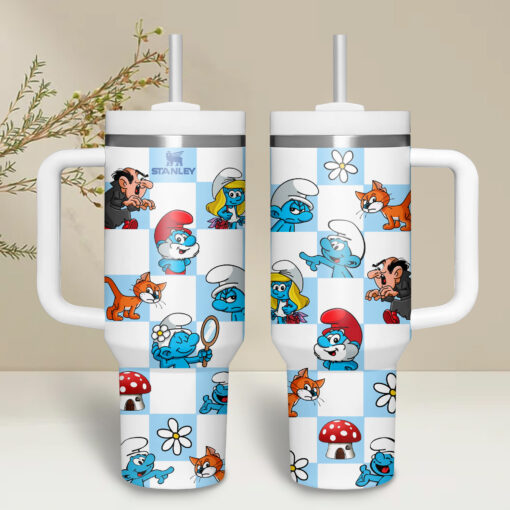 The Smurfs 40oz Stanley Handle Tumbler - Image 4