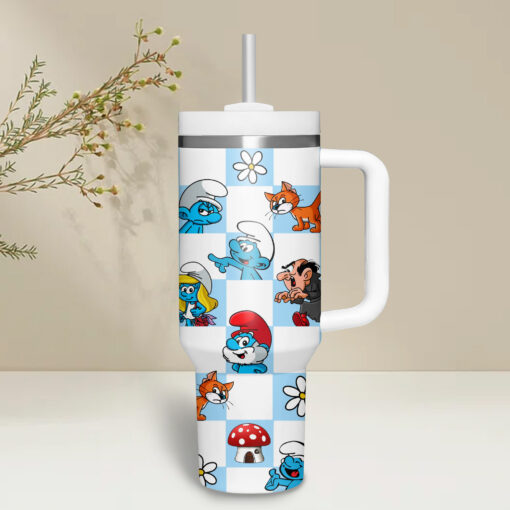 The Smurfs 40oz Stanley Handle Tumbler - Image 2