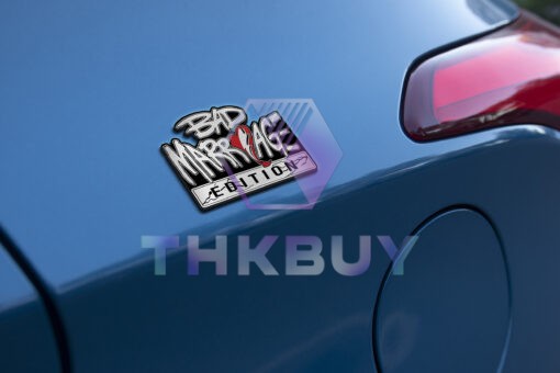 Bad Marriage Edition Laser Engraved Car Emblem - Image 4