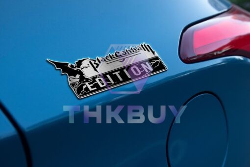 Black Sabbath Edition Laser Engraved Car Name Emblem - Image 3
