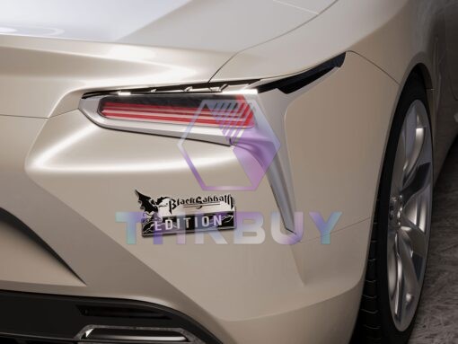 Black Sabbath Edition Laser Engraved Car Name Emblem - Image 6
