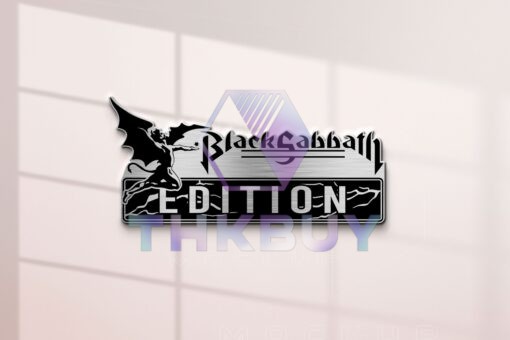 Black Sabbath Edition Laser Engraved Car Name Emblem - Image 2