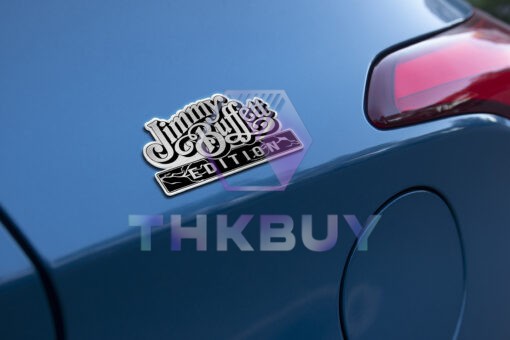 Jimmy Buffett Edition Laser Engraved Car Emblem - Image 2