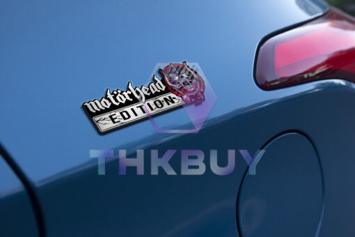 Motörhead Edition Laser Engraved Car Name Emblem Red Version - Image 2