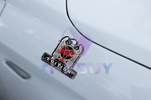 Slayer Edition Laser Engraved Car Emblem Version 3 - Image 3