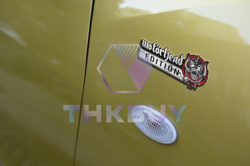 Motörhead Edition Laser Engraved Car Name Emblem Red Version - Image 4
