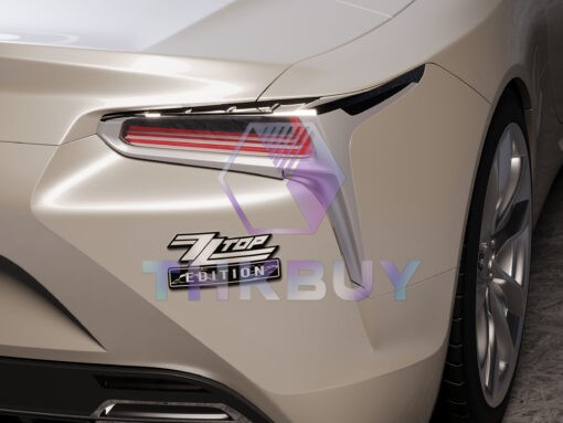 ZZ Top Edition Laser Engraved Car Emblem - Image 5