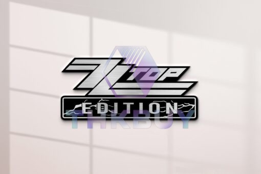 ZZ Top Edition Laser Engraved Car Emblem - Image 6