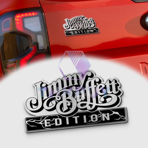 Jimmy Buffett Edition Laser Engraved Car Emblem