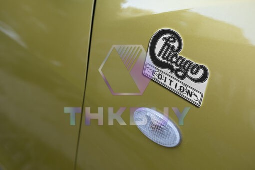 Chicago Edition Laser Engraved Car Emblem - Image 5
