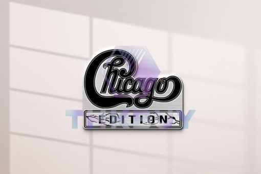Chicago Edition Laser Engraved Car Emblem - Image 2