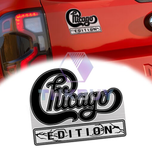 Chicago Edition Laser Engraved Car Emblem