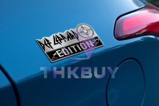 Def Leppard Edition Laser Engraved Car Name Emblem - Image 3