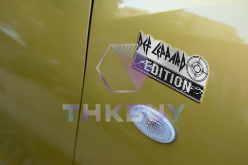 Def Leppard Edition Laser Engraved Car Name Emblem - Image 5