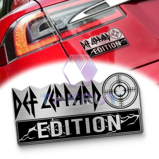 Def Leppard Edition Laser Engraved Car Name Emblem