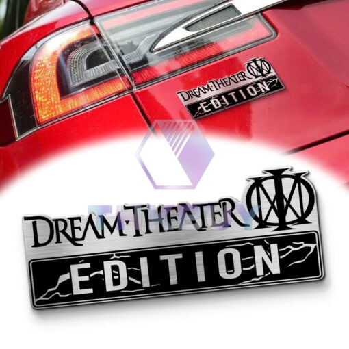 Dream Theater Edition Laser Engraved Car Name Emblem