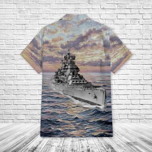 HMS Duke of York (17) Pocket Regular Hawaiian Shirt - Image 3
