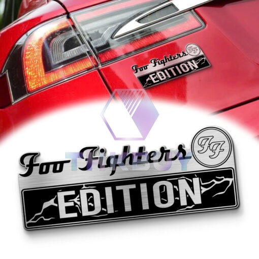 Foo Fighters Edition Laser Engraved Car Name Emblem