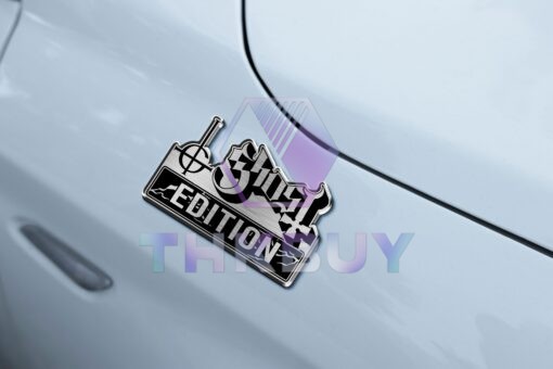 Ghost Band Edition Laser Engraved Car Name Emblem - Image 4