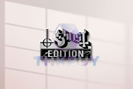 Ghost Band Edition Laser Engraved Car Name Emblem - Image 2