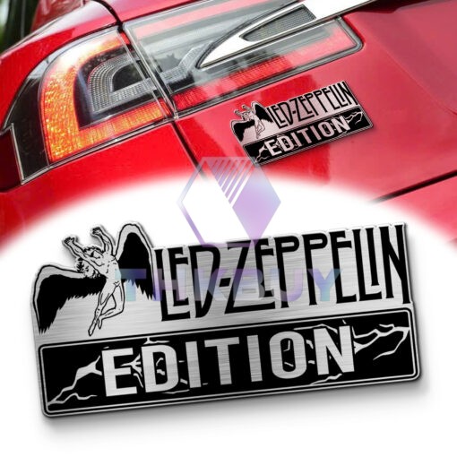 Led Zeppelin Edition Laser Engraved Car Name Emblem