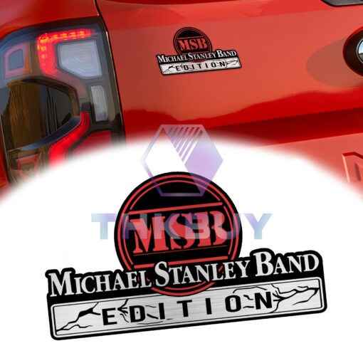 Michael Stanley Band Edition Laser Engraved Car Name Emblem Version 1