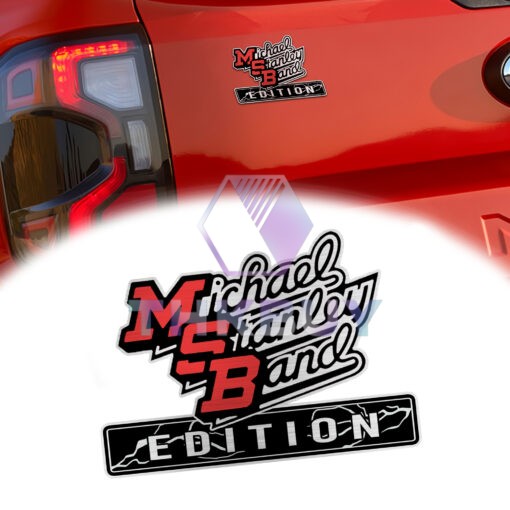 Michael Stanley Band Edition Laser Engraved Car Name Emblem Version 2