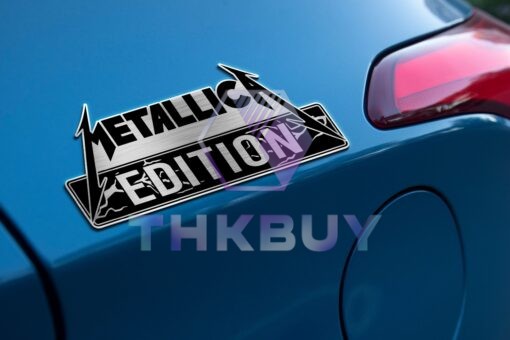 Metallica Edition Laser Engraved Car Name Emblem Version 1 - Image 2