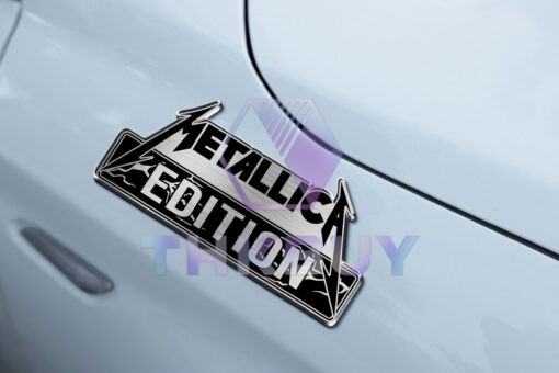 Metallica Edition Laser Engraved Car Name Emblem Version 1 - Image 6