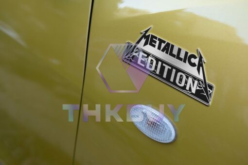 Metallica Edition Laser Engraved Car Name Emblem Version 1 - Image 5