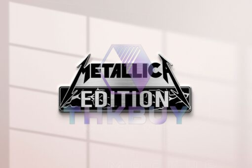 Metallica Edition Laser Engraved Car Name Emblem Version 1 - Image 3