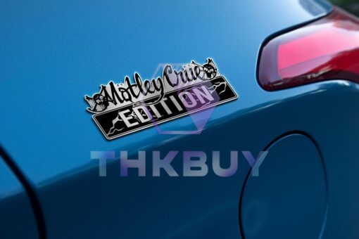 Mötley Crüe Edition Laser Engraved Car Name Emblem - Image 3