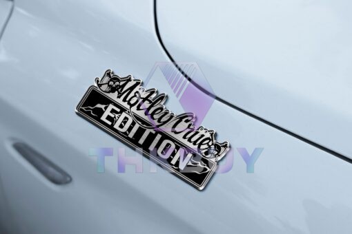 Mötley Crüe Edition Laser Engraved Car Name Emblem - Image 4