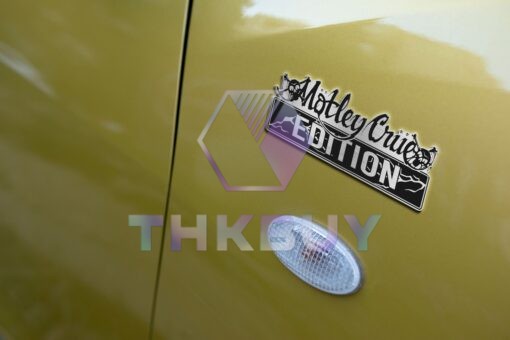 Mötley Crüe Edition Laser Engraved Car Name Emblem - Image 5