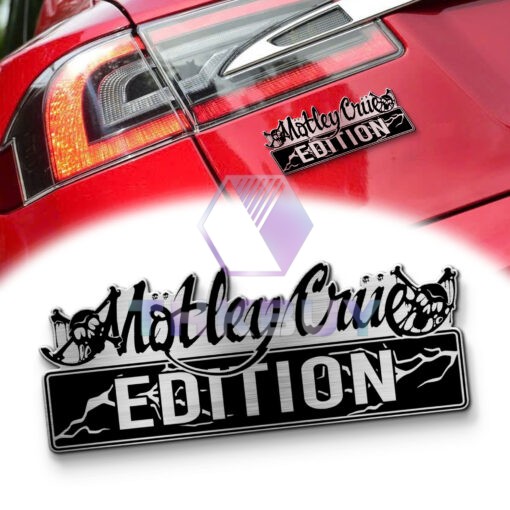 Mötley Crüe Edition Laser Engraved Car Name Emblem