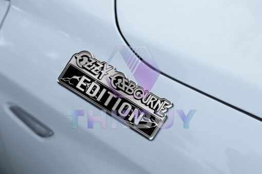 Ozzy Osbourne Edition Laser Engraved Car Name Emblem - Image 4