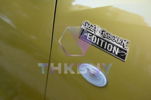 Ozzy Osbourne Edition Laser Engraved Car Name Emblem - Image 5