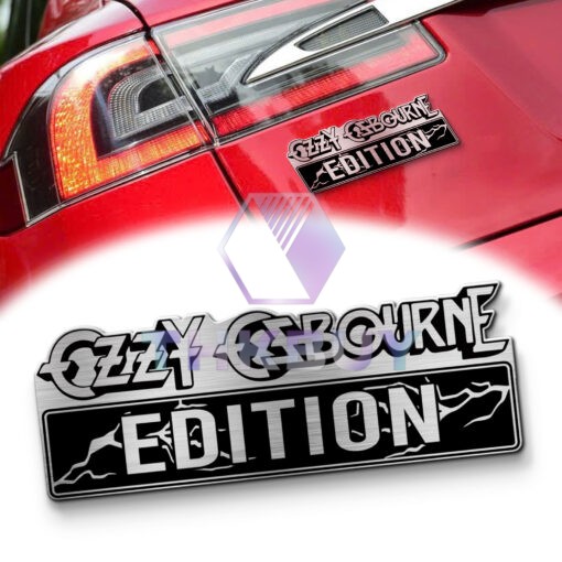 Ozzy Osbourne Edition Laser Engraved Car Name Emblem