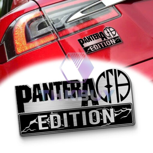 Pantera Edition Laser Engraved Car Name Emblem