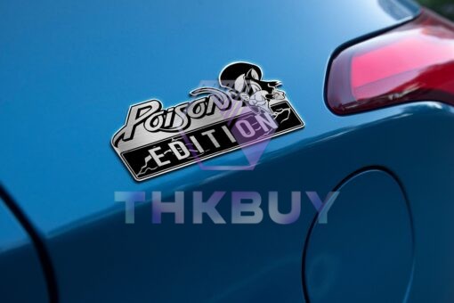 Poison Edition Laser Engraved Car Name Emblem - Image 3