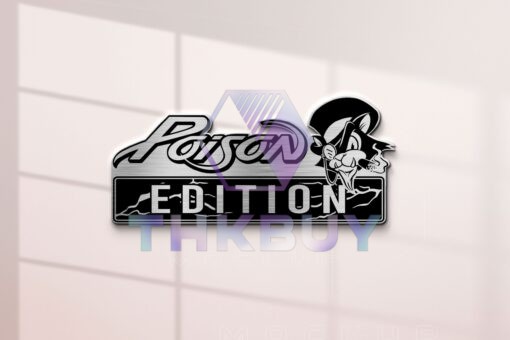 Poison Edition Laser Engraved Car Name Emblem - Image 2
