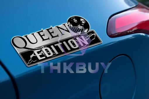 Queen Band Edition Laser Engraved Car Name Emblem - Image 2