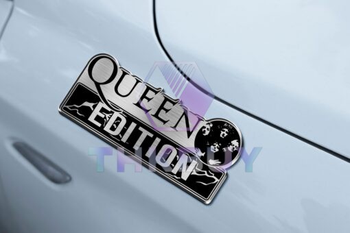Queen Band Edition Laser Engraved Car Name Emblem - Image 6