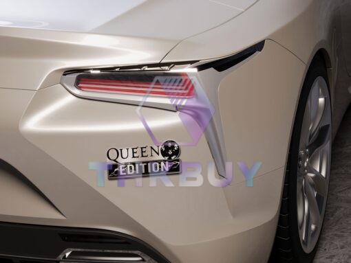 Queen Band Edition Laser Engraved Car Name Emblem - Image 4