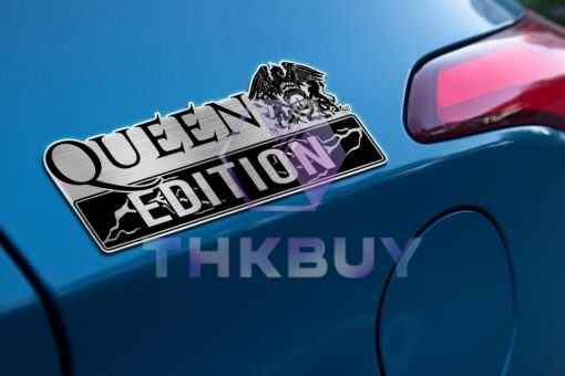 Queen Edition Laser Engraved Car Name Emblem - Image 2