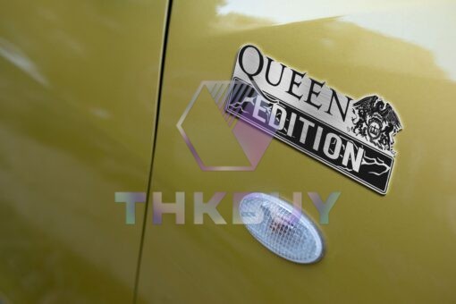 Queen Edition Laser Engraved Car Name Emblem - Image 5