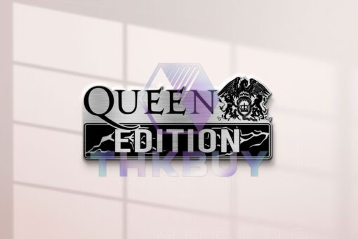 Queen Edition Laser Engraved Car Name Emblem - Image 3