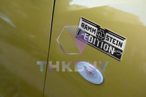 Rammstein Edition Laser Engraved Car Name Emblem - Image 5